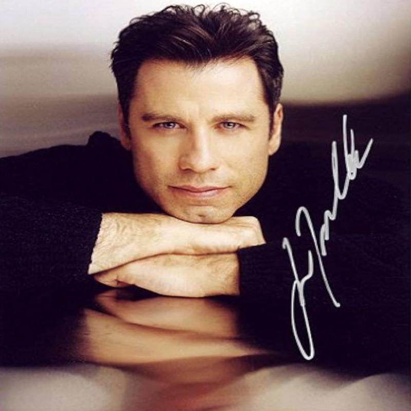 JOHN TRAVOLTA signed autographed photo pretty face COA Hologram