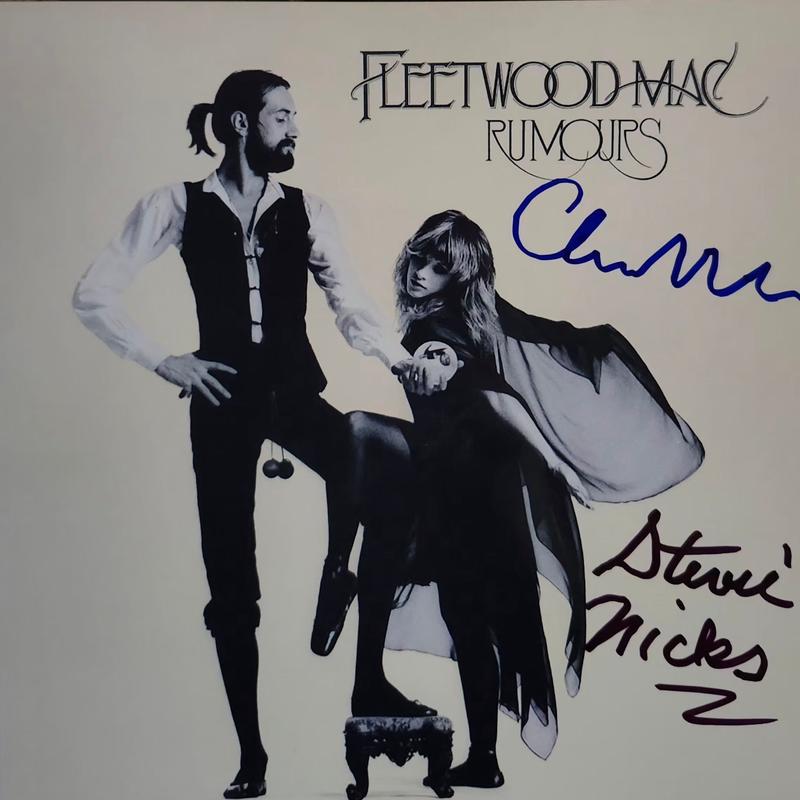 Stevie Nicks Christine McVie signed Fleetwood Mac album