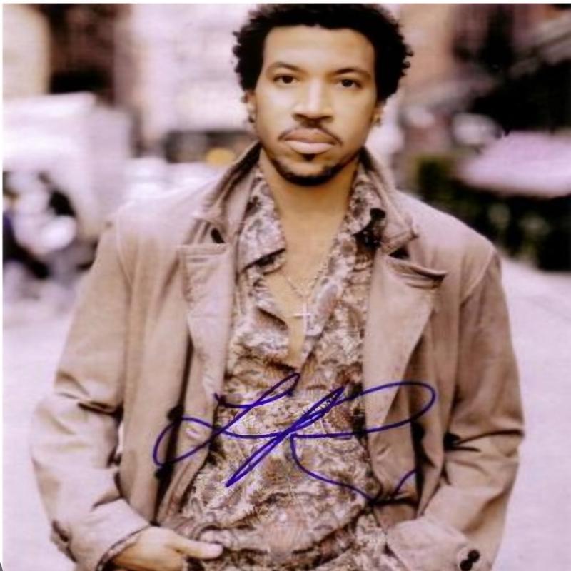 LIONEL RICHIE Signed Photo Just Me COA hologram