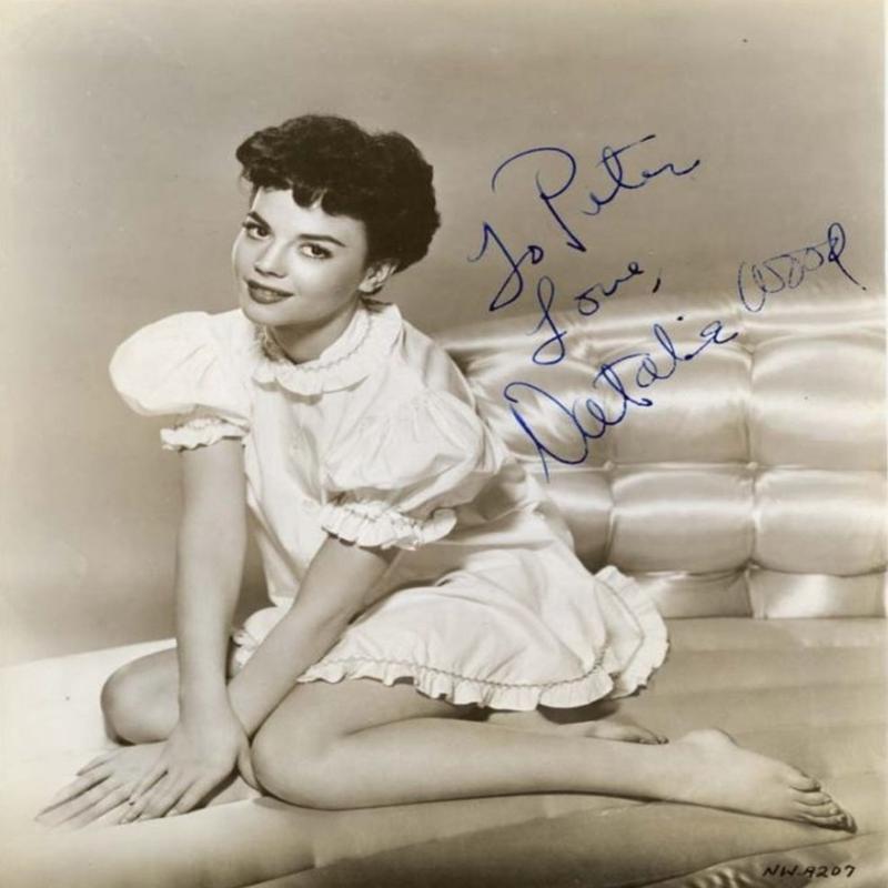 NATALIE WOOD Signed Autographed Photo to Peter COA hologram