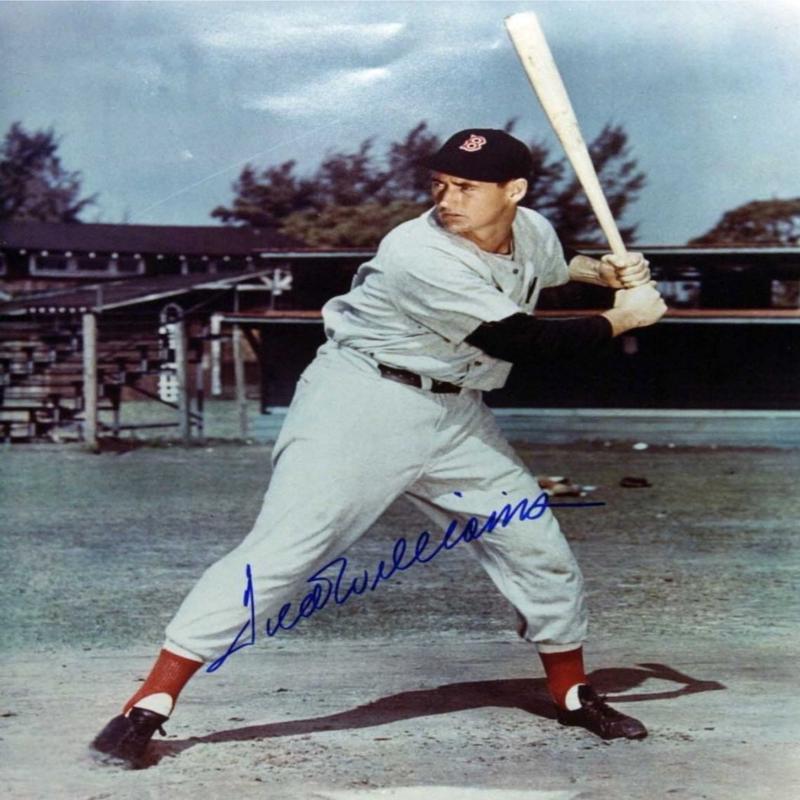 TED WILLIAMS signed autographed photo Splendid Splinter COA Hologram