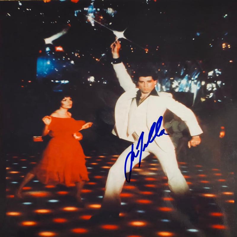 JOHN TRAVOLTA signed autographed photo dance fever COA Hologram