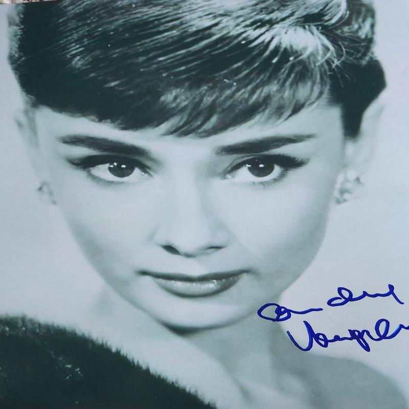 AUDREY HEPBURN signed autographed photo visual face COA Hologram