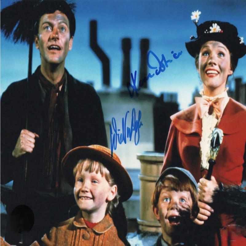 MARY POPPINS CAST Signed Autographed Photo color togeather COA Hologram