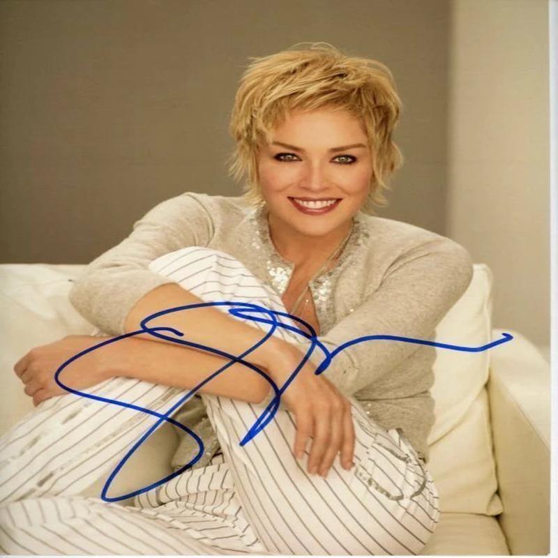 SHARON STONE signed autographed photo COA Hologram