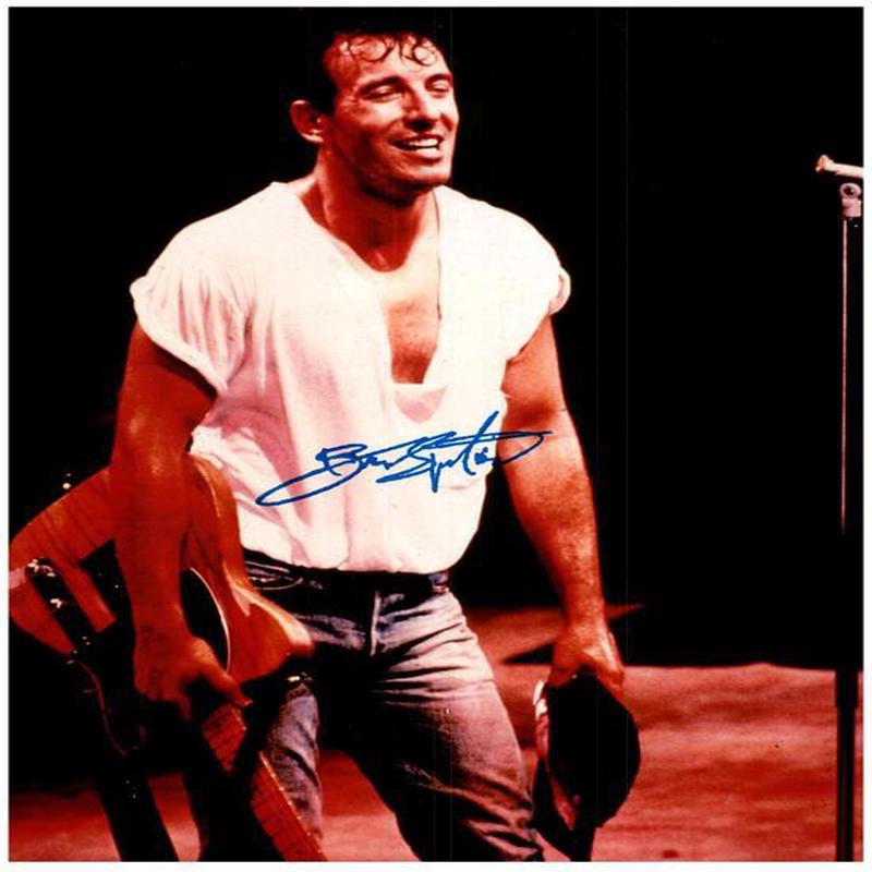 BRUCE SPRINGSTEEN signed autographed photo live concert COA Hologram