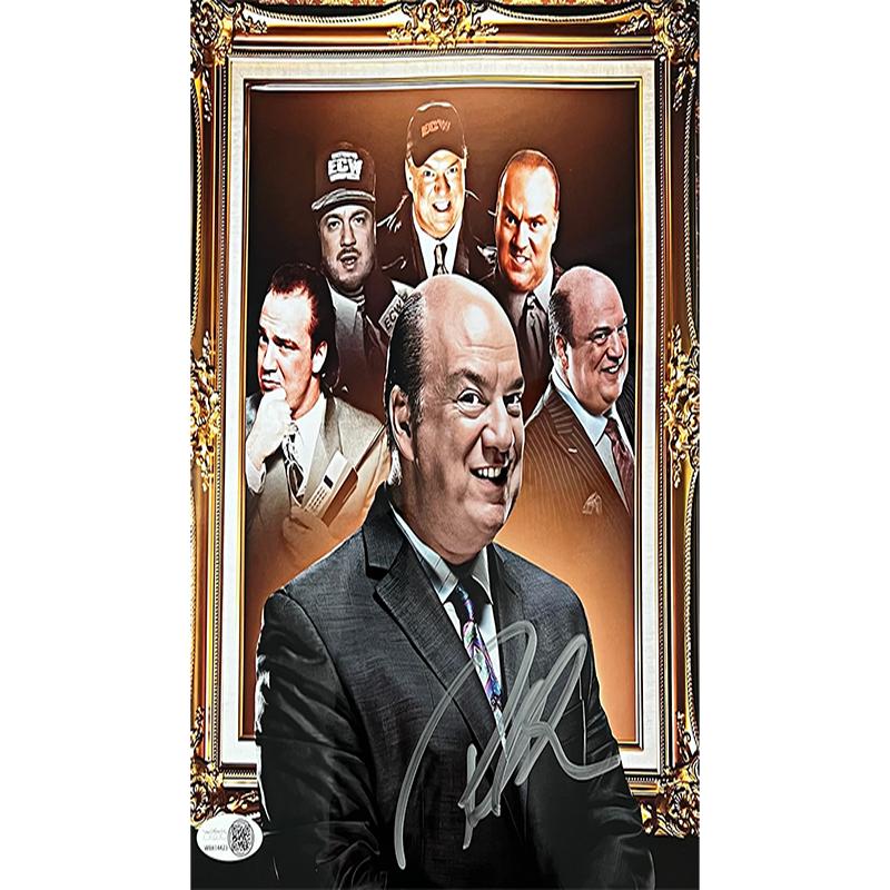 Paul Heyman Signed WWE 8×10 Photo JSA