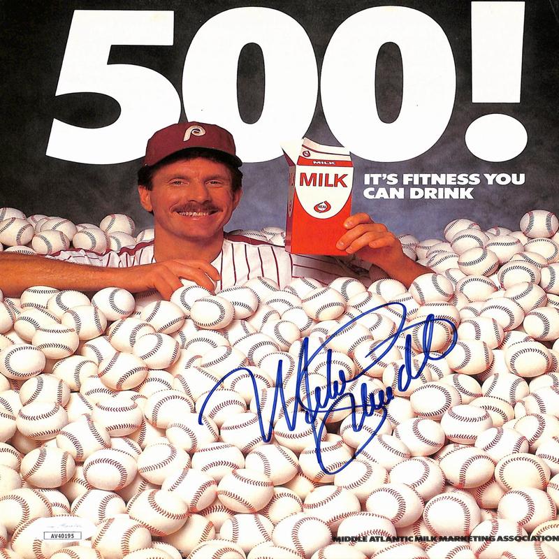 Mike Schmidt HOF Signed/Autographed 8×10 Advertisement Photo Phillies JSA 190318
