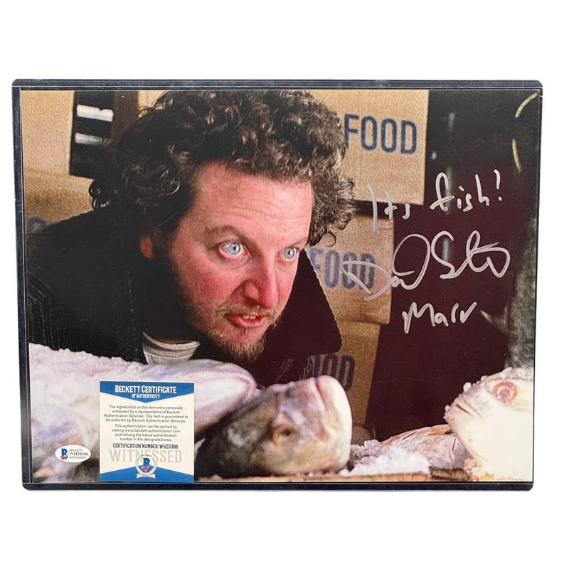 Daniel Stern Signed Marv Home Alone 11×14 Photo Autograph Beckett BAS COA