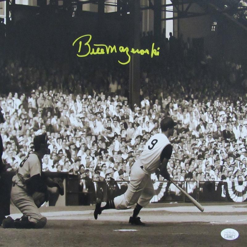 Bill Mazeroski HOF Signed/Auto 11×14 B/W Photo Pittsburgh Pirates JSA 198358