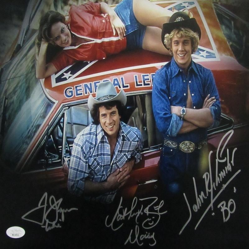 \"Dukes of Hazzard\" Signed/Inscribed by 3 BO DAISY LUKE 11x14 Photo JSA 167234