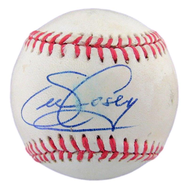 Sean Casey Autographed OAL Baseball Cleveland Indians JSA 182627
