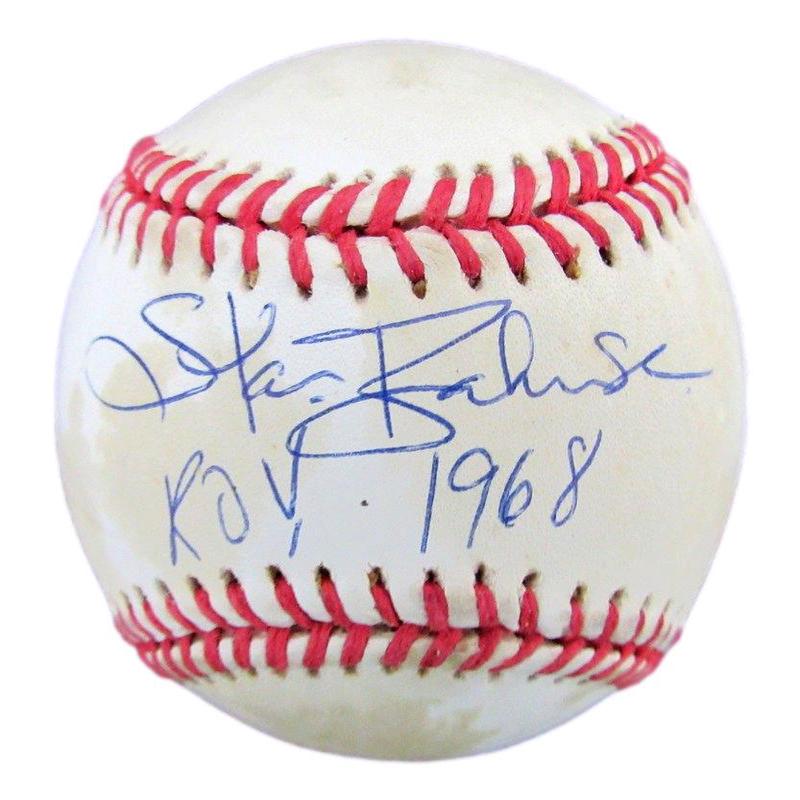 Stan Bahnsen Autographed/Inscribed \”ROY 1968\” OAL Baseball Yankees JSA 182616