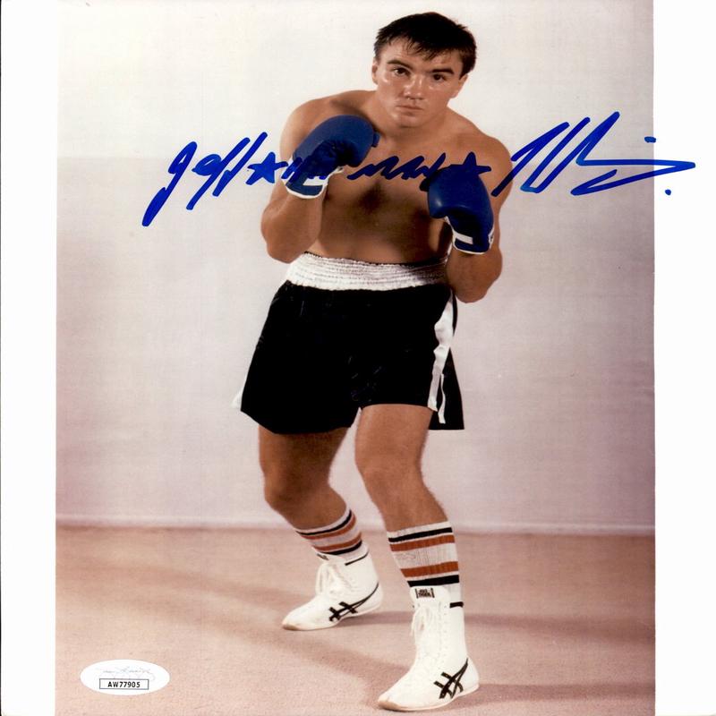 Jeff \”Hitman\” Harding Signed/Autographed 8×10 Boxing Photo JSA 191039