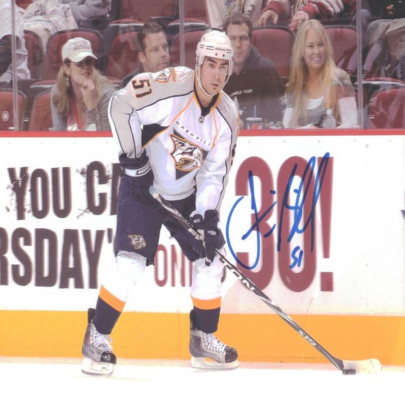 Francis Bouillon Nashville Predators Signed/Autographed 8×10 Photo 152675