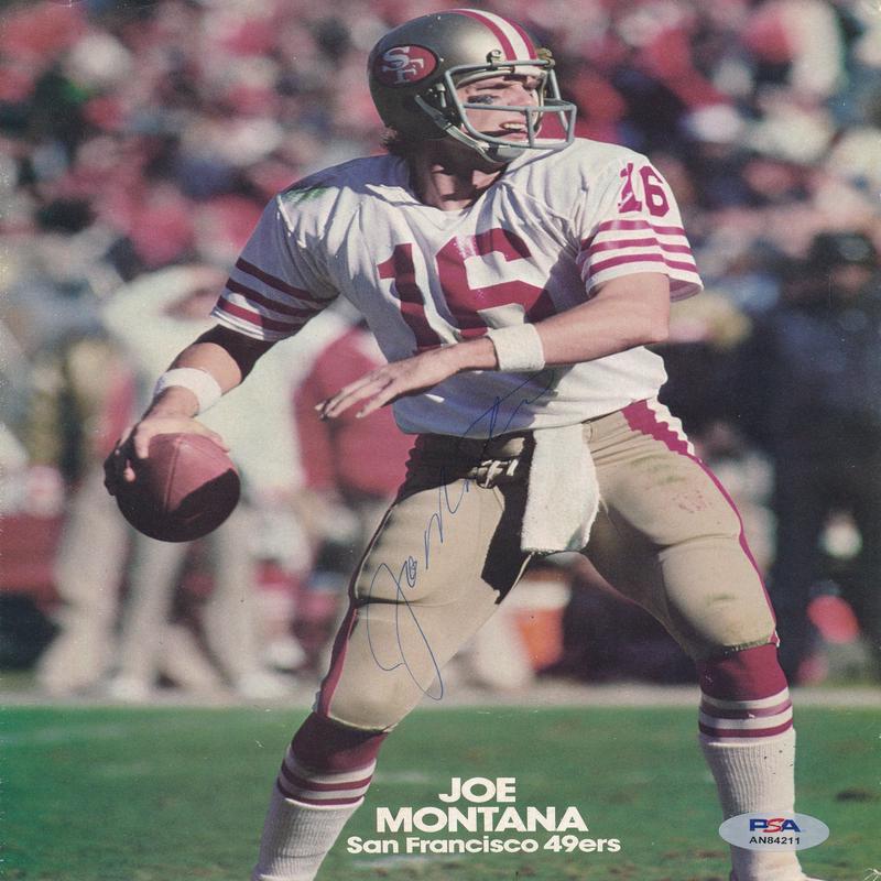 Joe Montana HOF Signed 8×10 Magazine Photo San Francisco 49ers PSA/DNA 192168