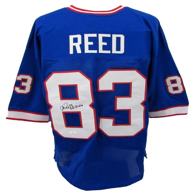 Andre Reed HOF Autographed Jersey Custom Buffalo Bills \”Bills Mafia\” Size XL JSA