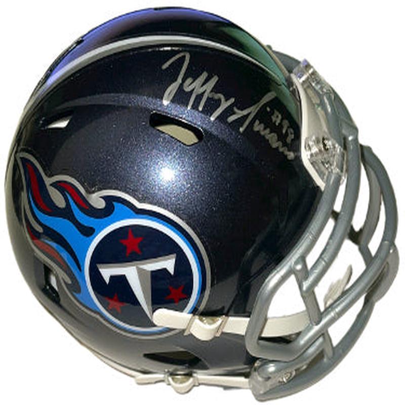 Jeffery Simmons signed Tennessee Titans NFL Speed Mini Helmet JSA Wintessed