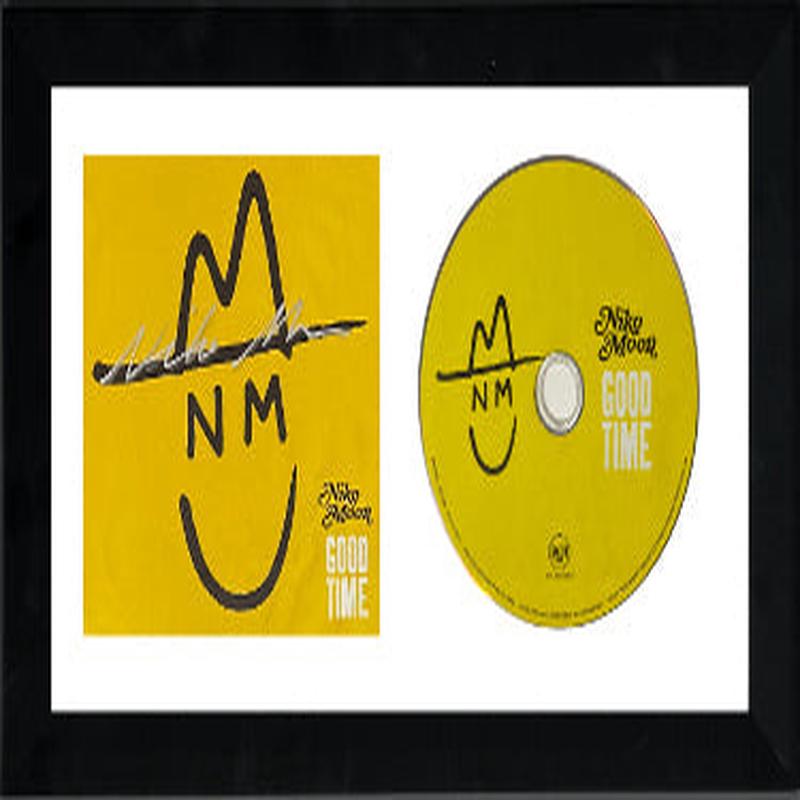 Niko Moon signed 2020 GOOD TIME Album Cover Booklet w/ CD 6.5×12 Custom Framing COA (No Sad Songs)