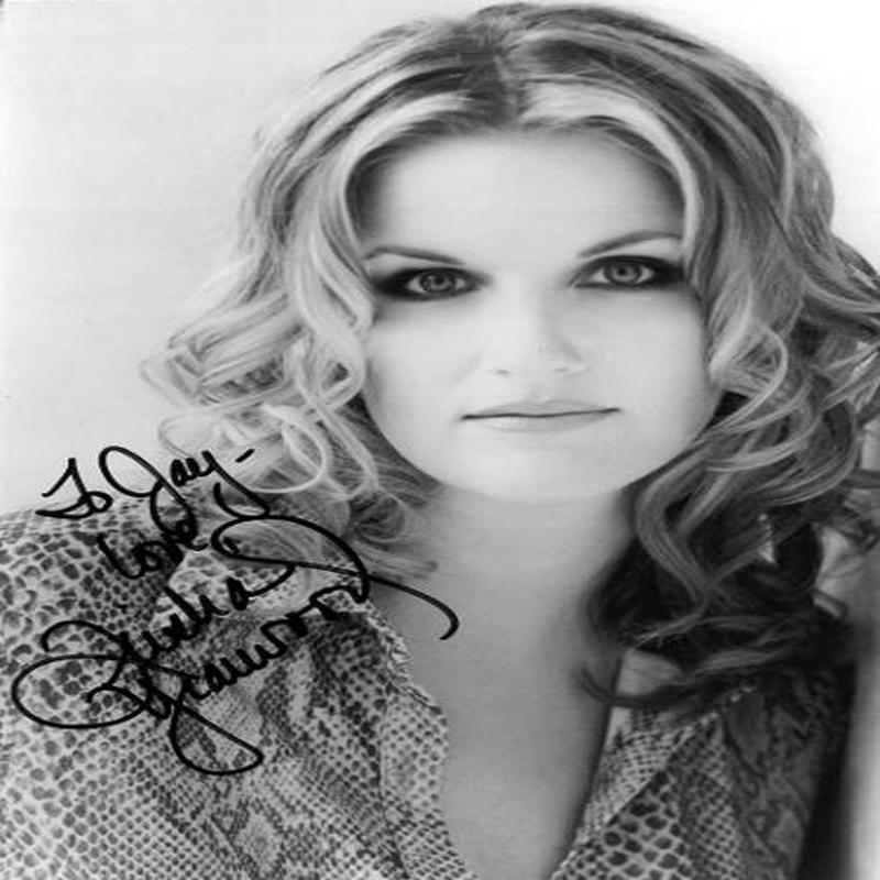 Trisha Yearwood signed 5.75×8.5 Photo w/ To Jay Love- COA