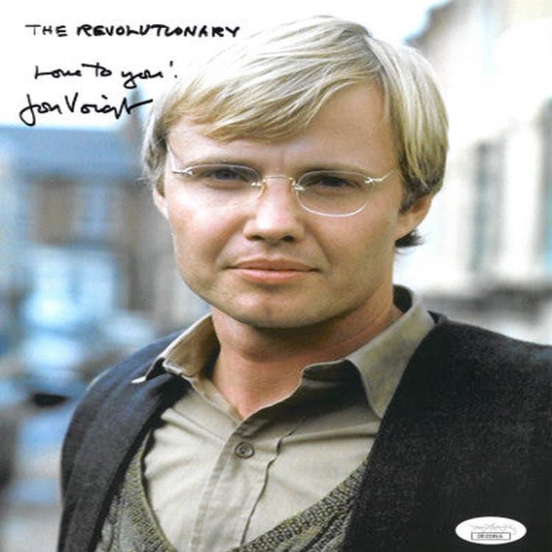 Jon Voight signed The Revolutionary 8×10 Photo Love to you!- JSA Hologram #DD32855