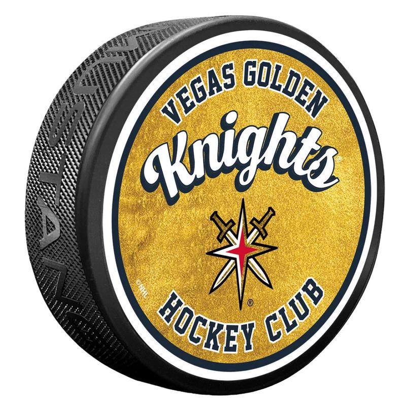 Vegas Golden Knights Puck | Retro Script