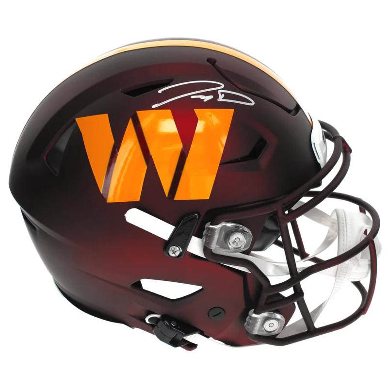 Jayden Daniels Autographed Commanders F/S Speedflex Helmet Fanatics COA Signed Washington