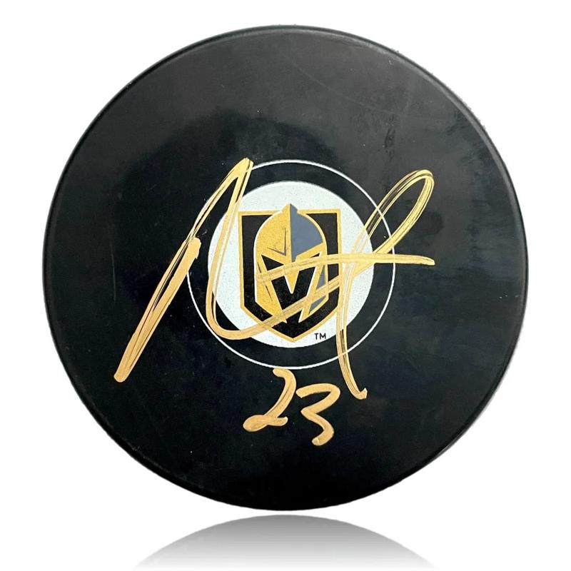 Alec Martinez Autograph Vegas Golden Knights Puck COA Inscriptagraphs Signed VGK