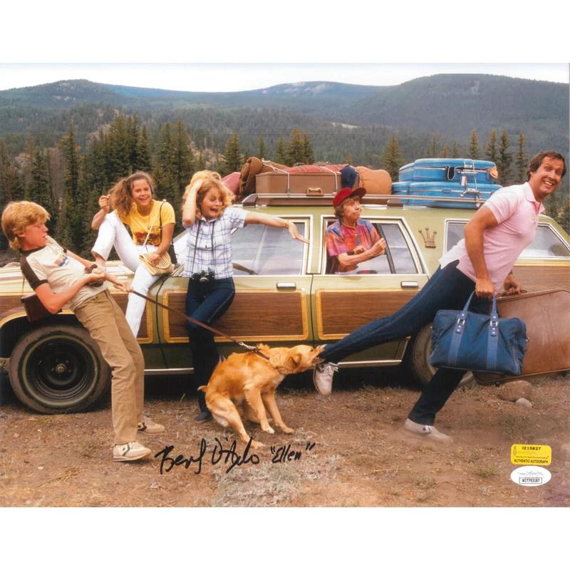 Beverly D\’Angelo Autographed Vacation Car Cast 11×14 Photo Shower JSA COA Signed Station Wagon
