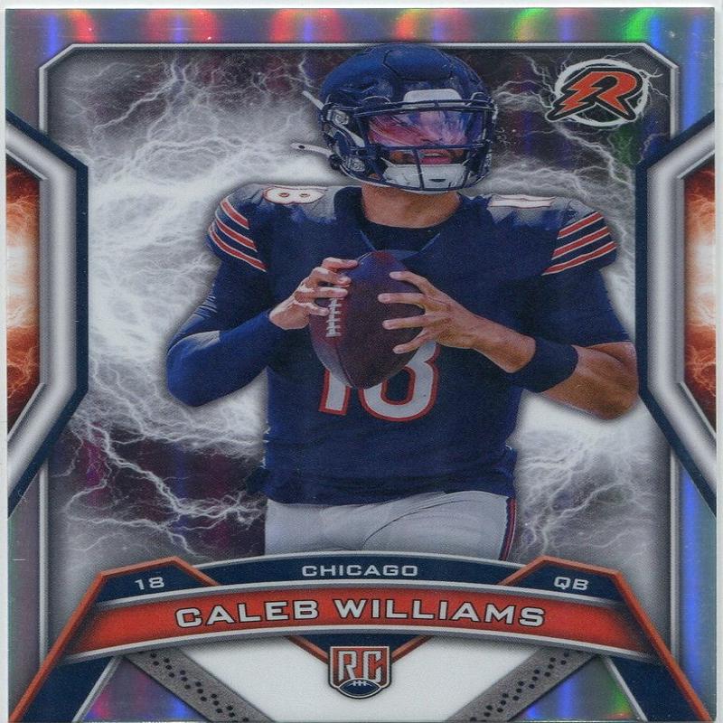 Caleb Williams 2025 Topps Resurgence Refractor RC #117