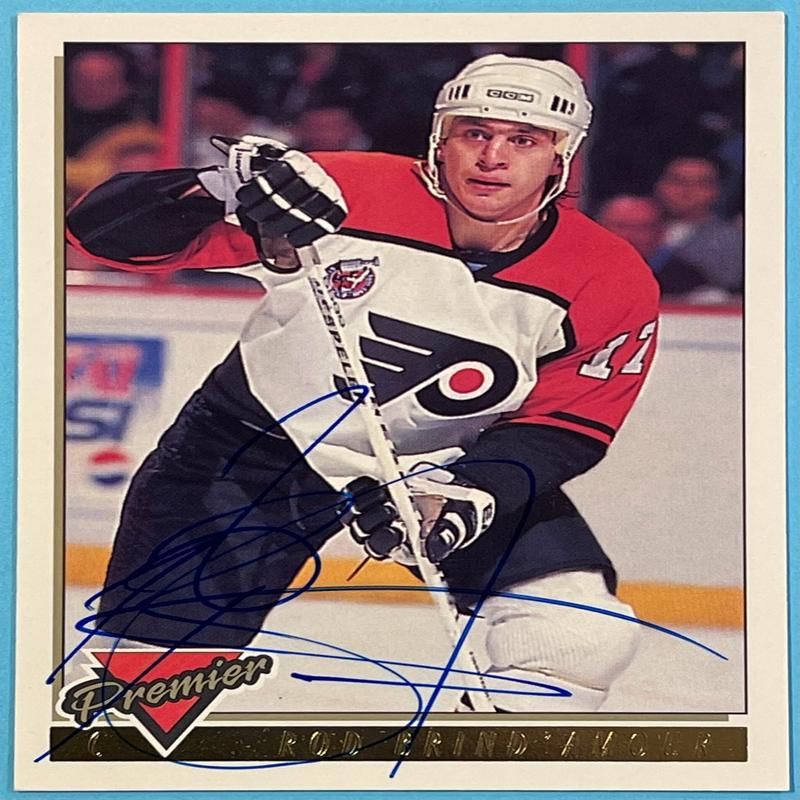 Rod Brind\'Amour Autographed 1993-94 Topps Card #115