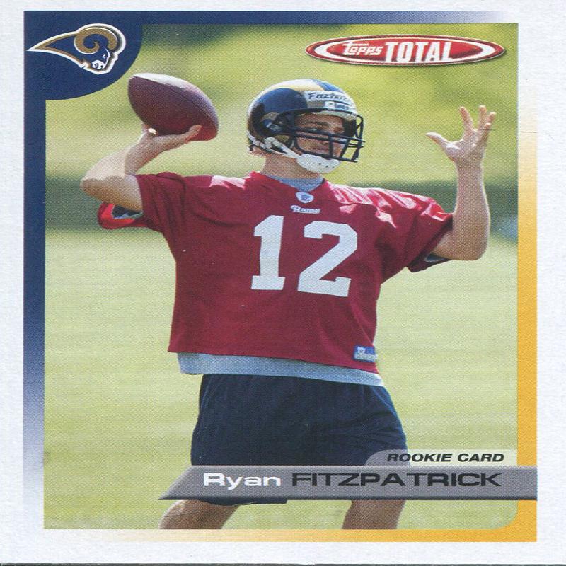 Ryan Fitzpatrick 2005 Topps Total Rookie Card