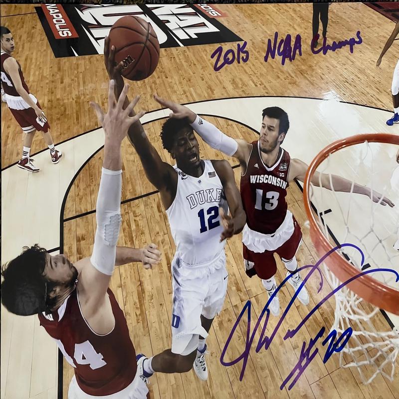 Justise Winslow autographed 8×10 Basketball Photo