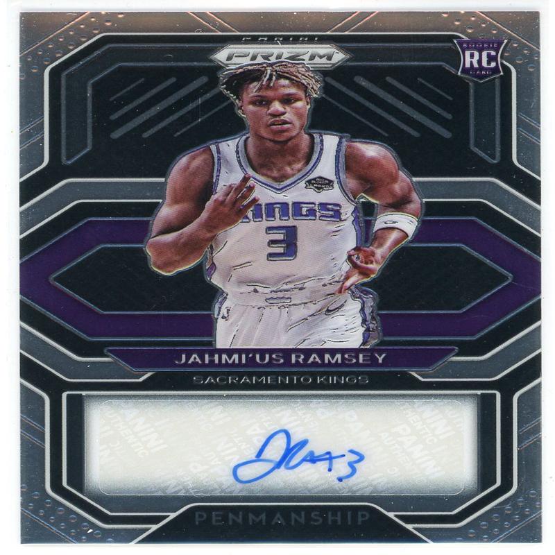 Jahmi\'us Ramsey Autographed 2020-21 Panini Prizm Rookie Card #RP-JRS