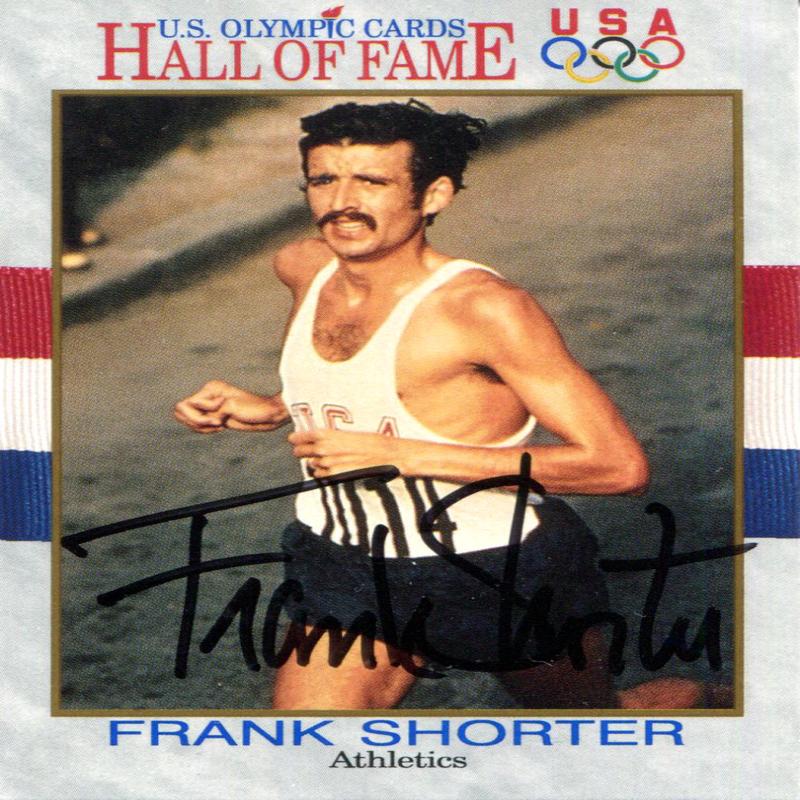 Frank Shorter Autographed 91\' Impel Olympic Hall of Fame Card