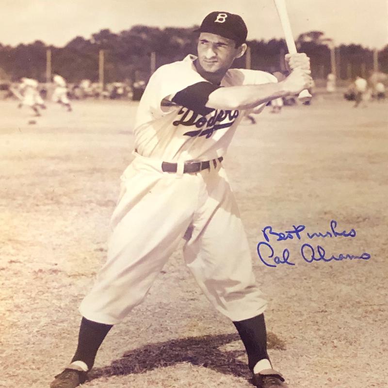 Cal Abrams Autographed 8×10 Photo