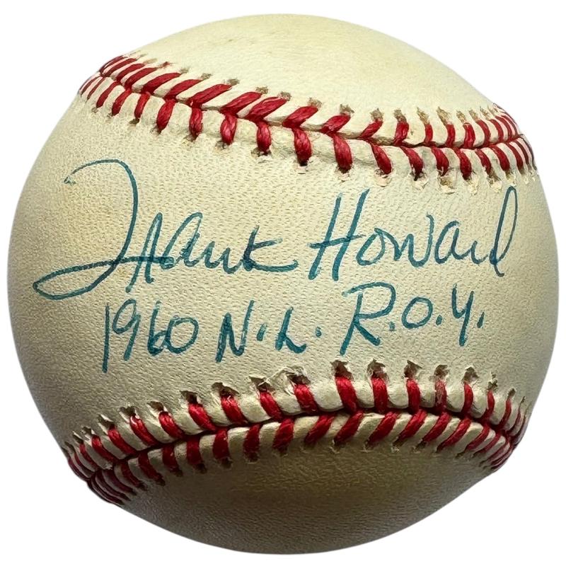 Frank Howard Autographed Official National League Baseball (JSA)