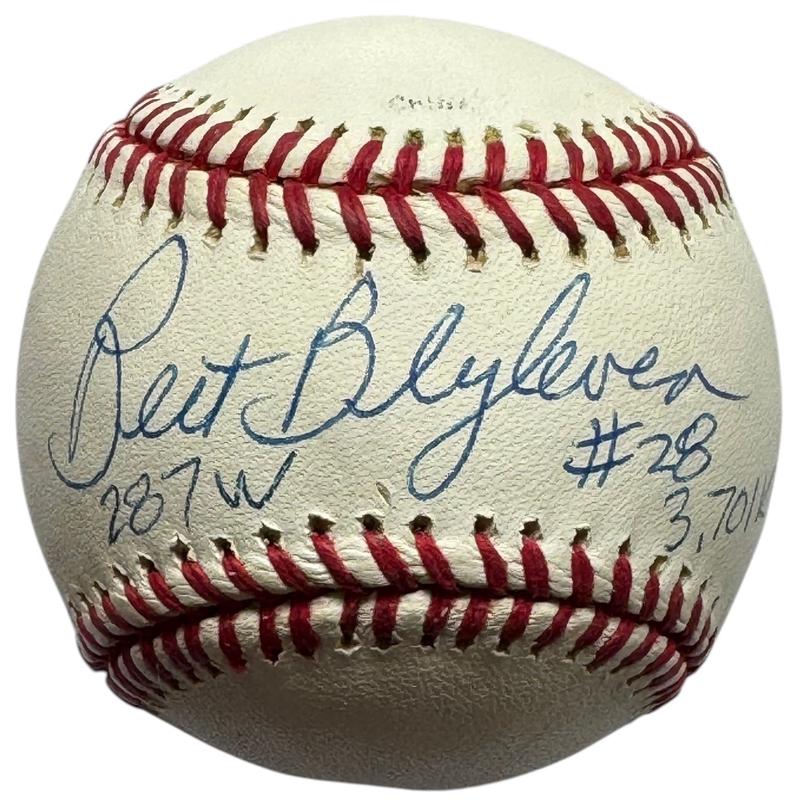 Bert Blyleven Autographed Official League Baseball (JSA)