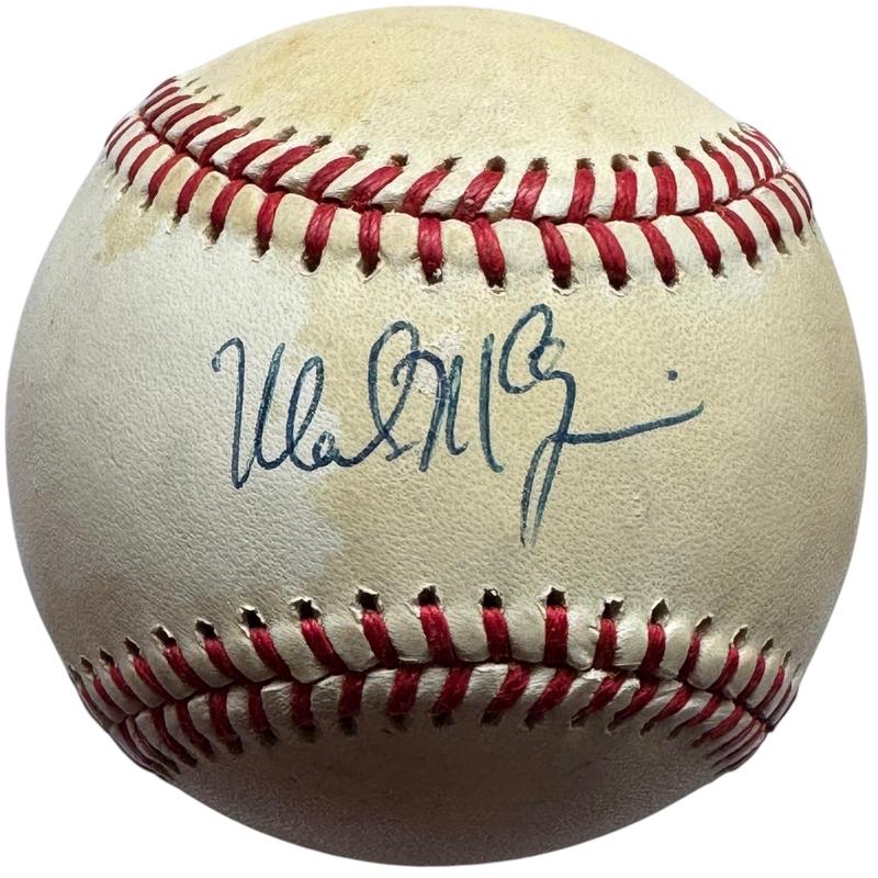 Mark McGwire Autographed Official American Baseball (JSA)
