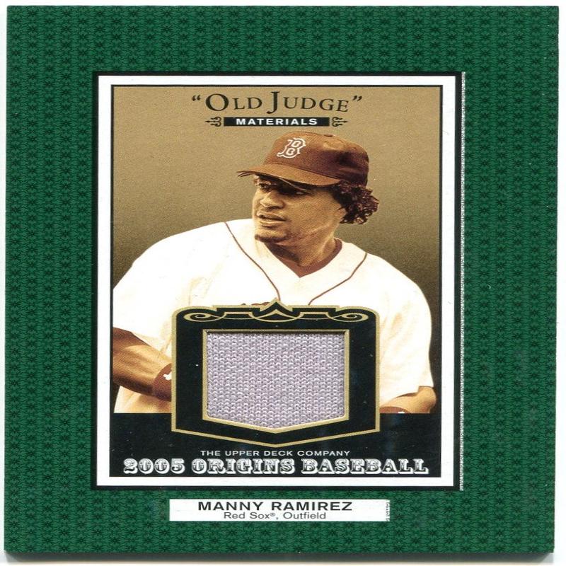 Manny Ramirez Upper Deck \”Old Judge\” 2005 #OJ-MR