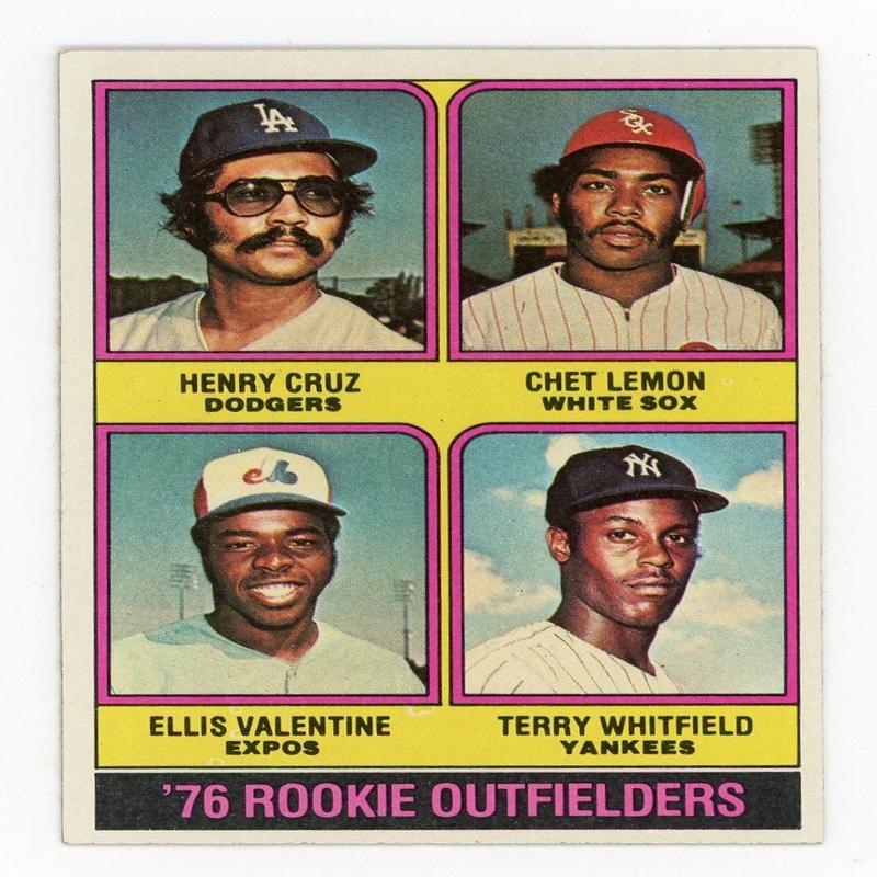 \'76 Rookie Outfielders #590 Card