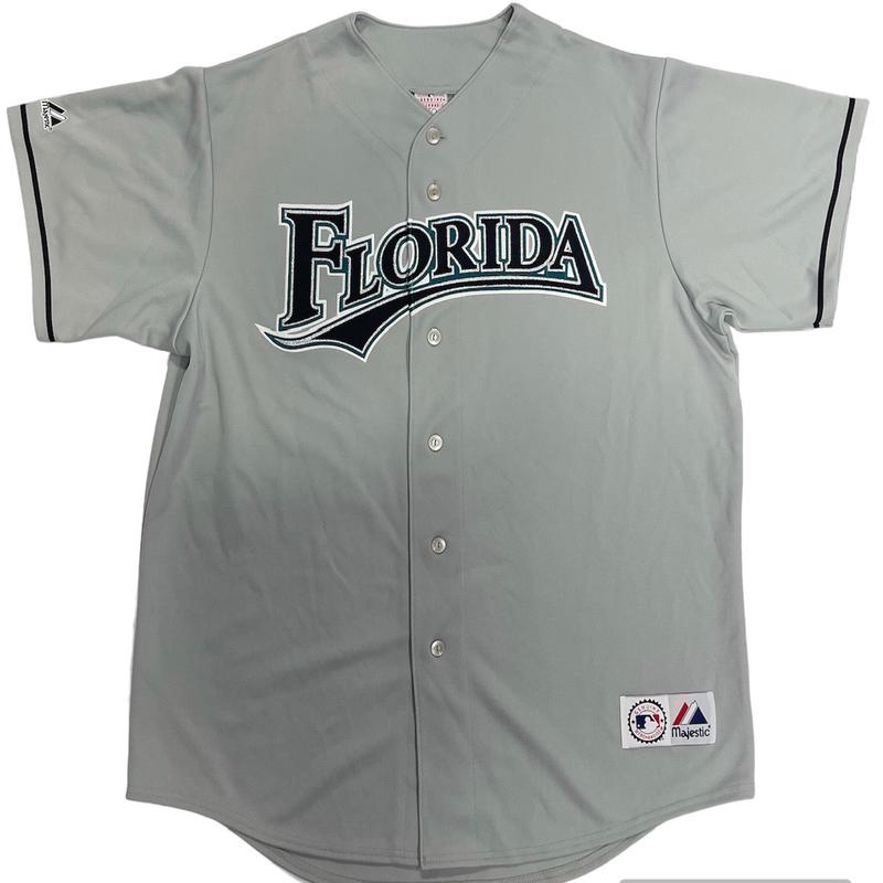 Marlins unsigned Authentic Majestic Gray Jersey XL