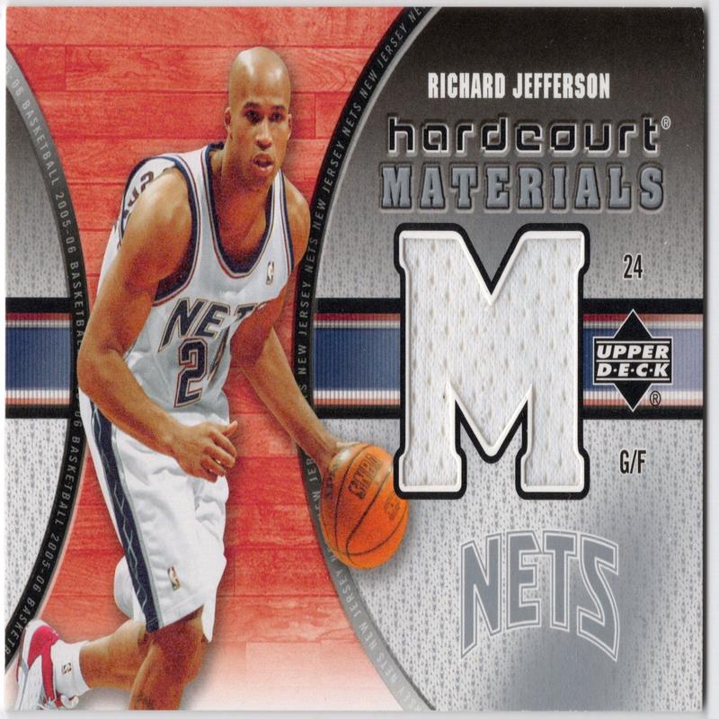 Richard Jefferson 2005-06 Upper Deck Hardcourt Materials Patch Card #HMRJ