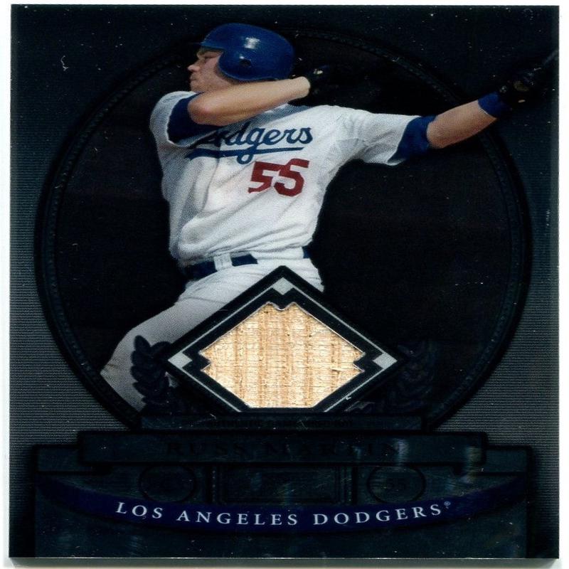 Russel Martin Bowman Sterling Bat Card 2008