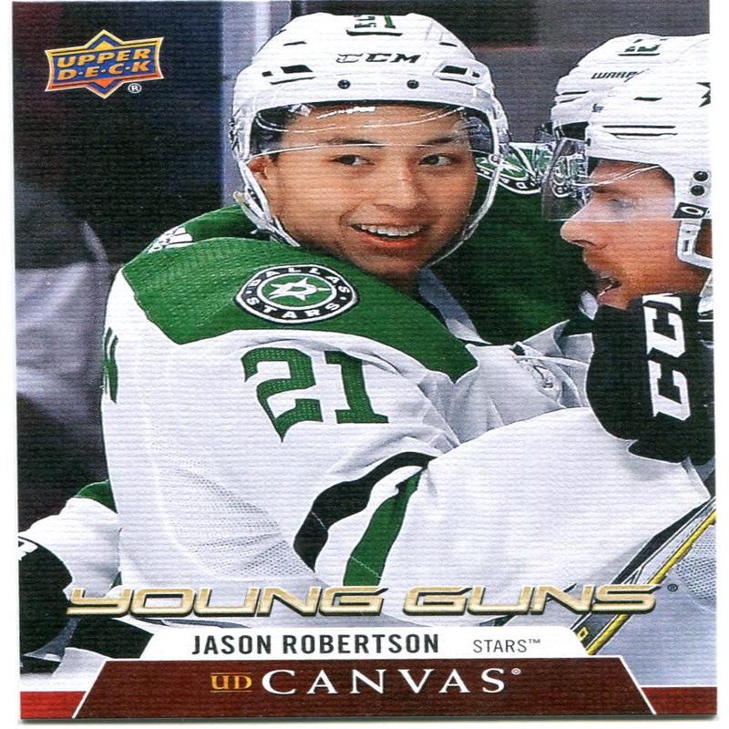 Jason Robertson Upper Deck Young Guns Canvas