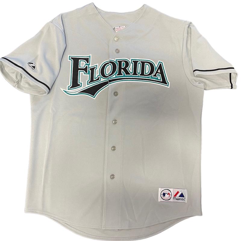 Marlins unsigned Authentic Majestic Gray Jersey