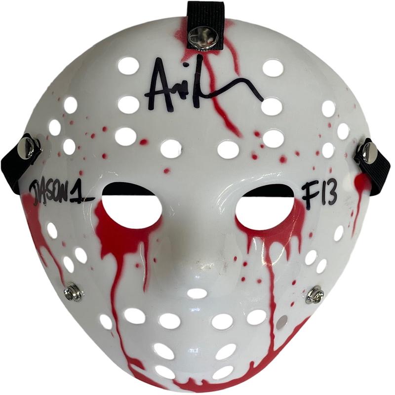 Ari Lehman \"Jason 1 & F13\" Autographed Jason Plastic Mask