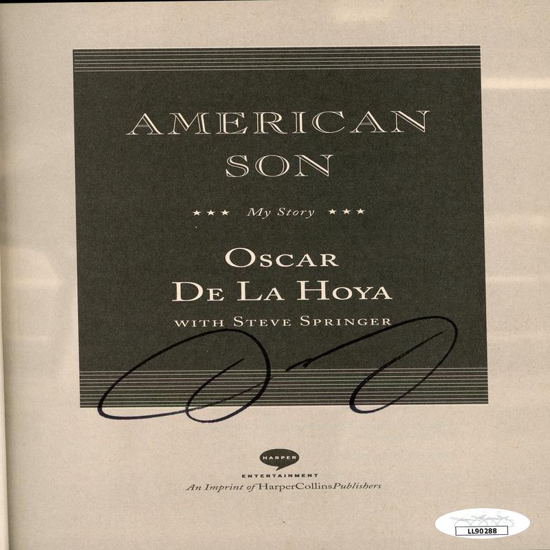 Oscar De La Hoya Autographed \”American Son\” Book (JSA)